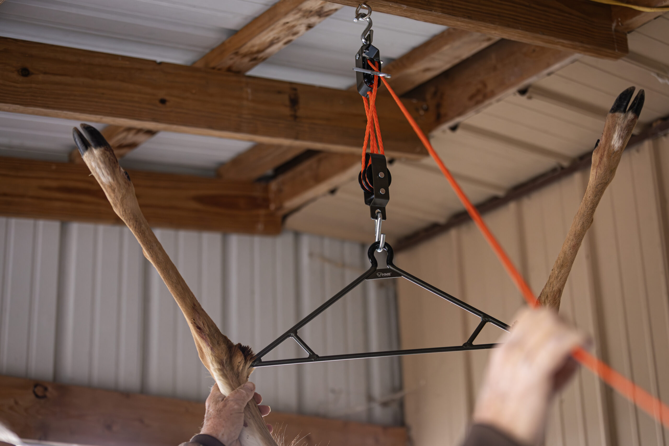 Game Hanging Gambrel & Hoist Kit With Pulleys & Rope - 1600 Lbs - Highwild - View #10