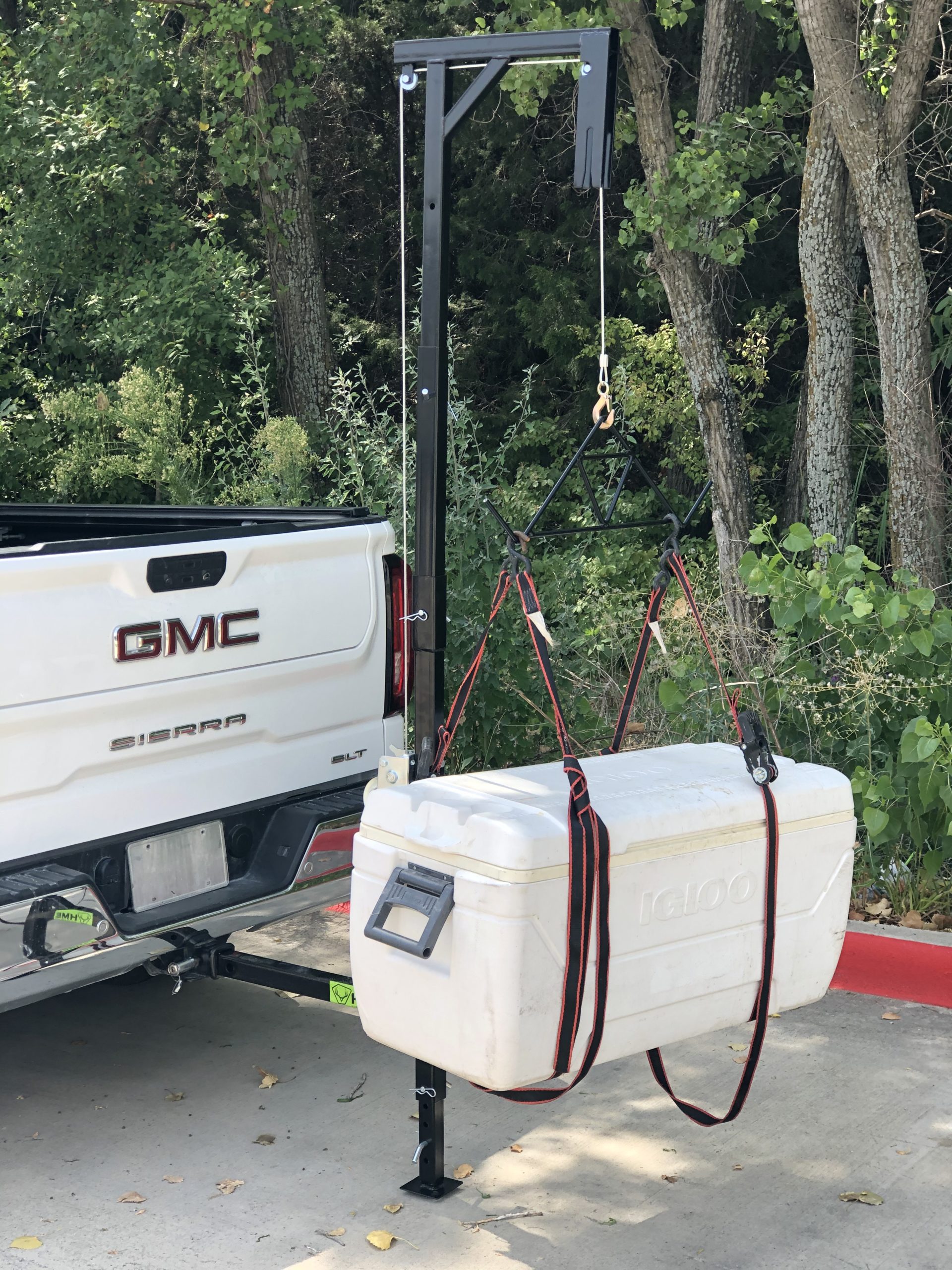2" Truck Hitch Game Lifting Deer Hoist With Winch & Gambrel Set – 500lb Capacity
