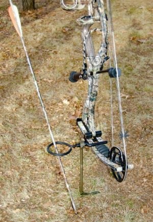 CLOSEOUT 24 NEW ALLEN GROUND STAKE BOW HOLDER W/ ARROW RING,BLIND HUNTING,5284 