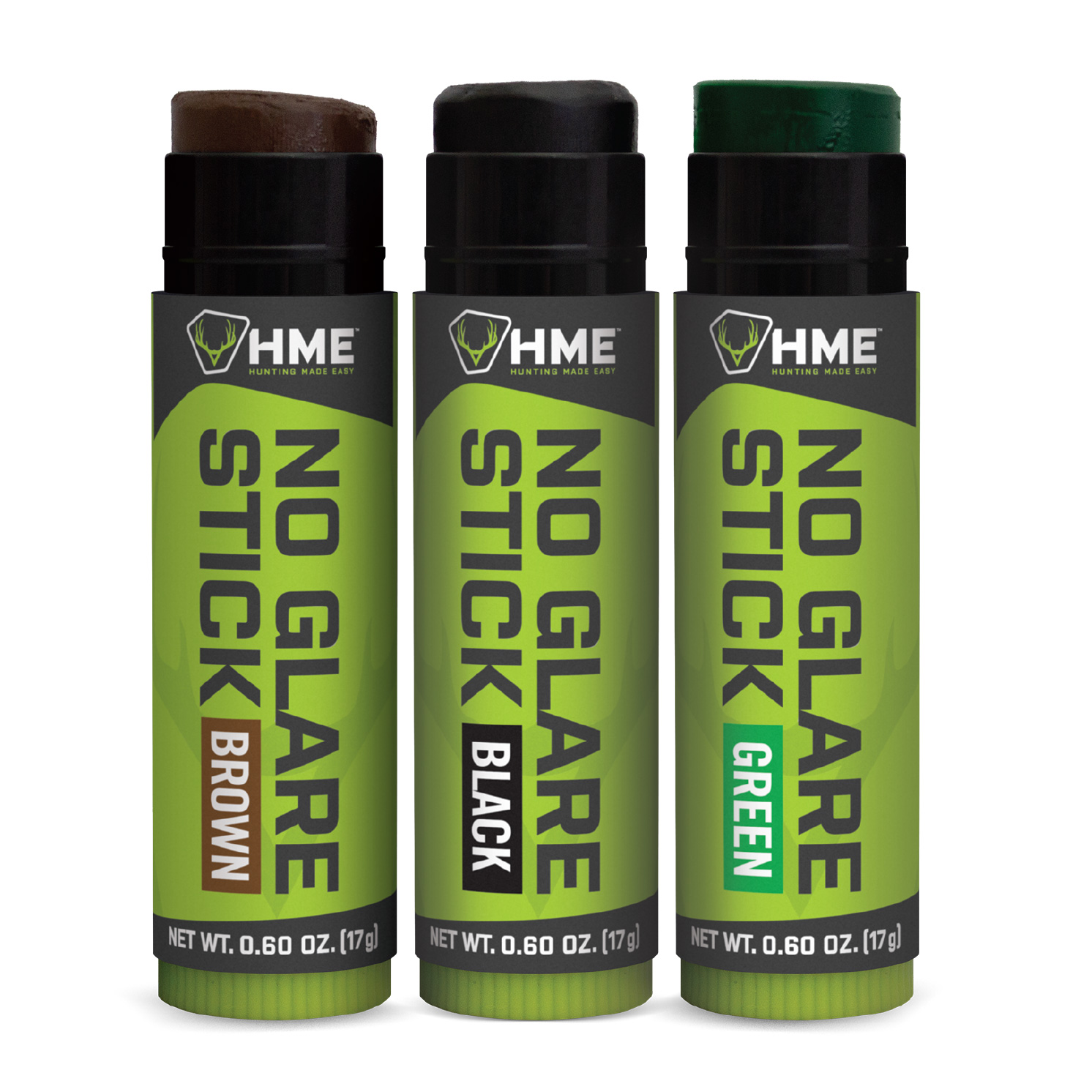 HME Products 3 Color Camo Face Paint Stick 