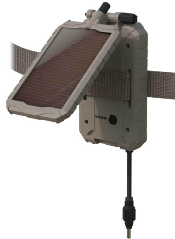 EverExceed 5W Trail Camera Solar Panel, 10400mAh Solar Panel For Camera Compatible With 6V 9V 12V Hunting Cameras, Trail Cam Solar Power